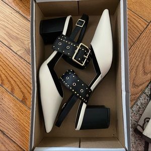 Charles & keith studded slingback heel